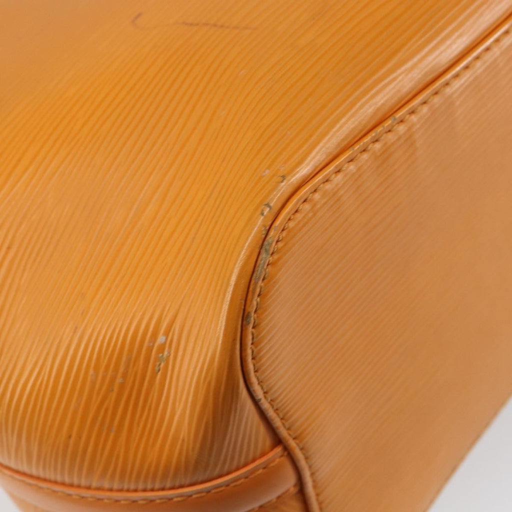 Louis Vuitton Mandara Handbag Epi Leather Orange Leather Shoulder Bag