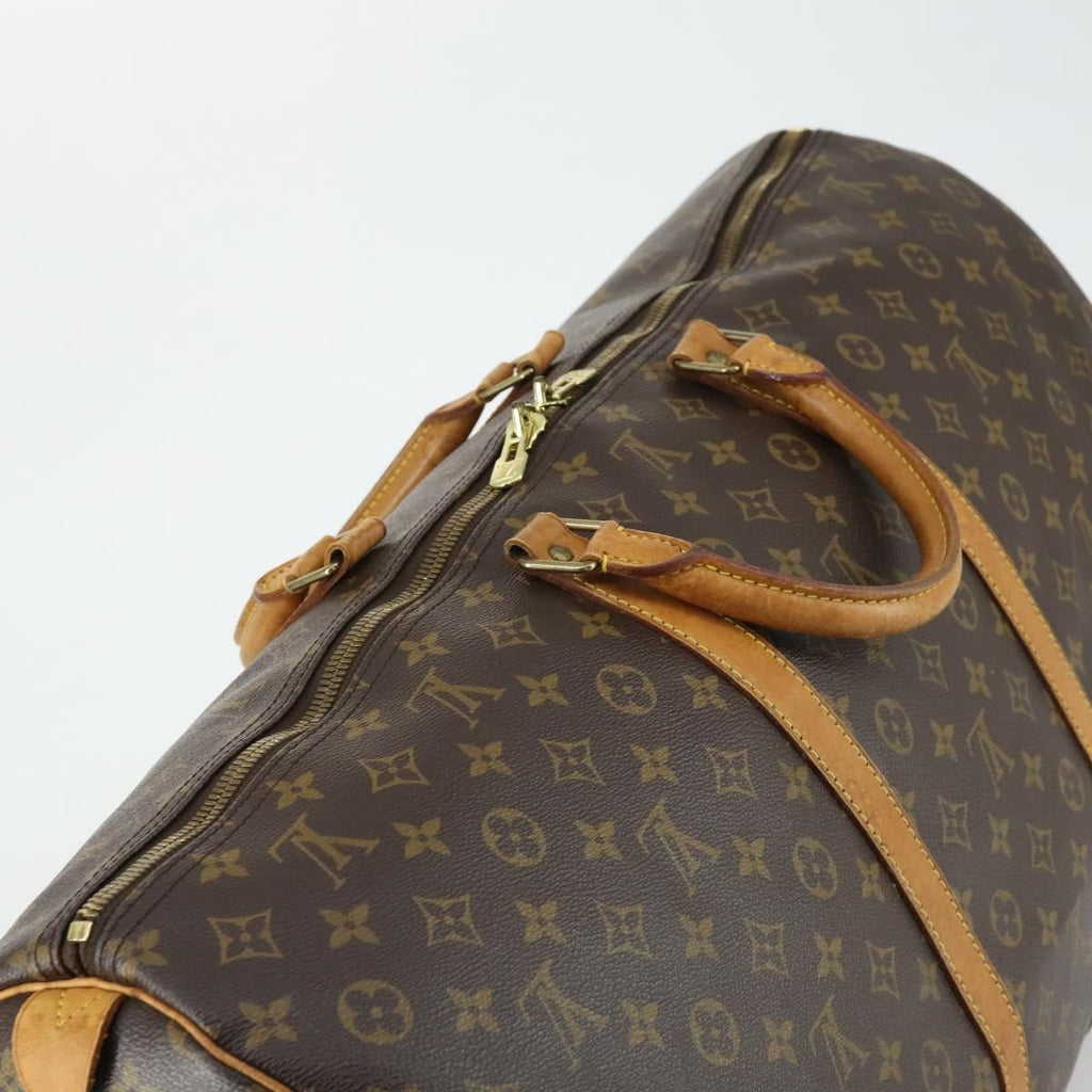 Louis Vuitton Keepall Bag Monogram Canvas Brown Canvas Travel Bag