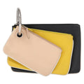 Fendi Triplette Pouch Set Calfskin Multicolour Leather Clutche & Pouche Bag