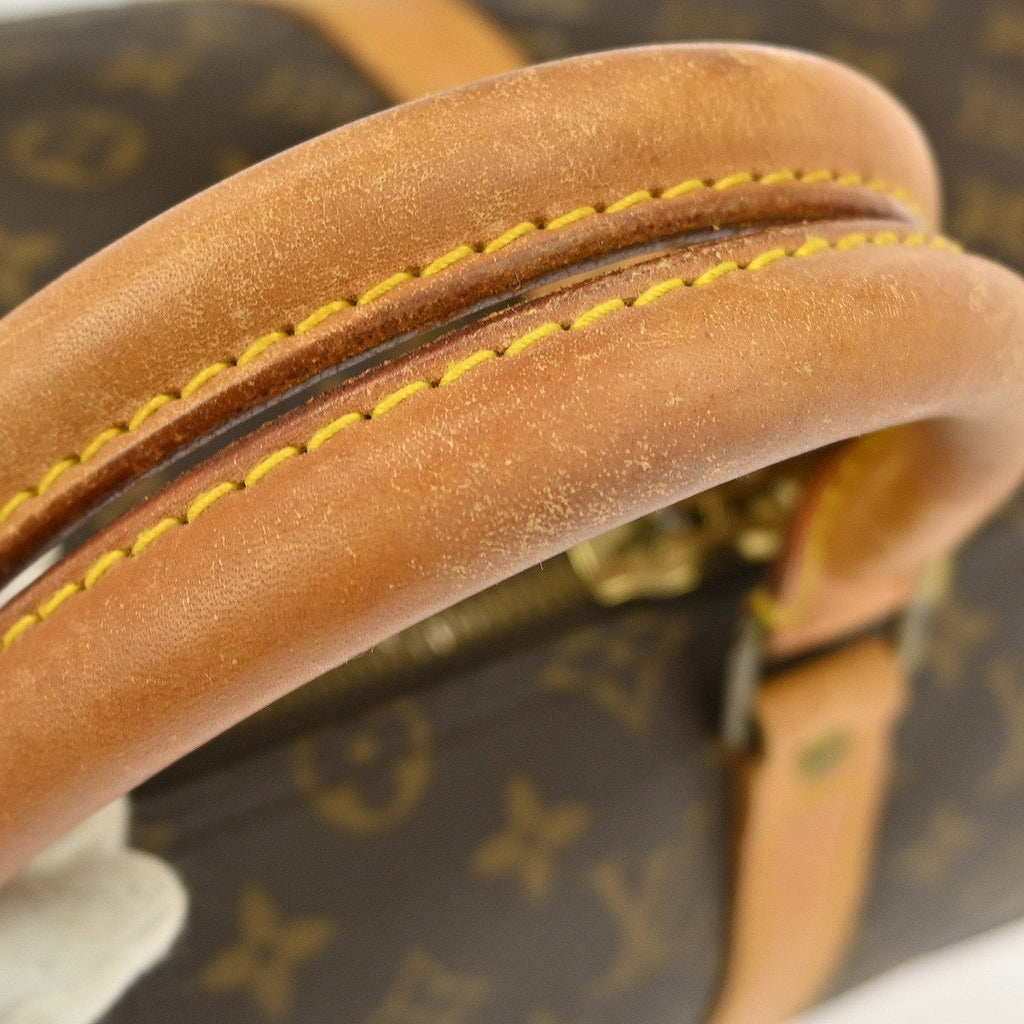 Louis Vuitton Keepall Bag Monogram Canvas Brown Canvas Travel Bag