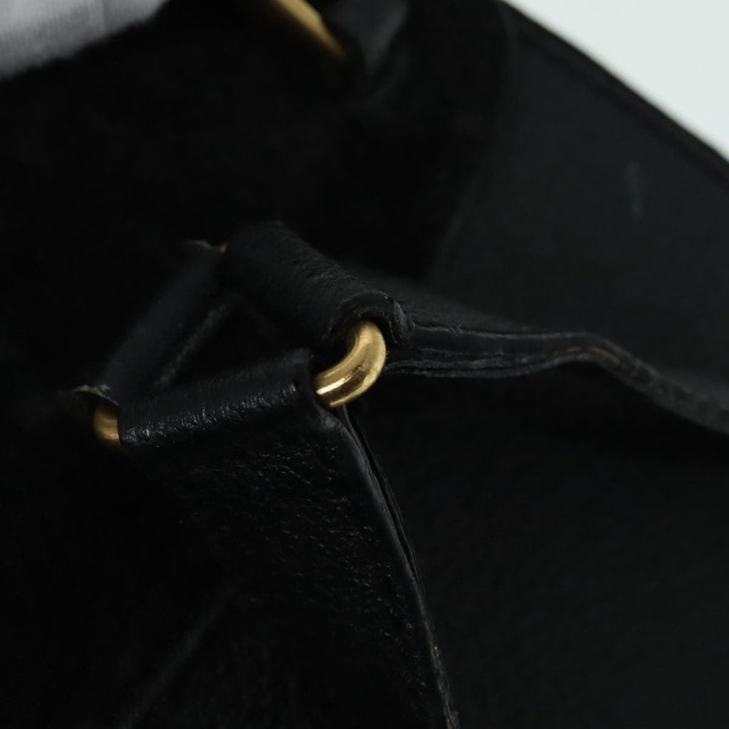 Gucci Gucci Bamboo Backpack Daim Black Suede Backpack Bag (Pre-Owned)