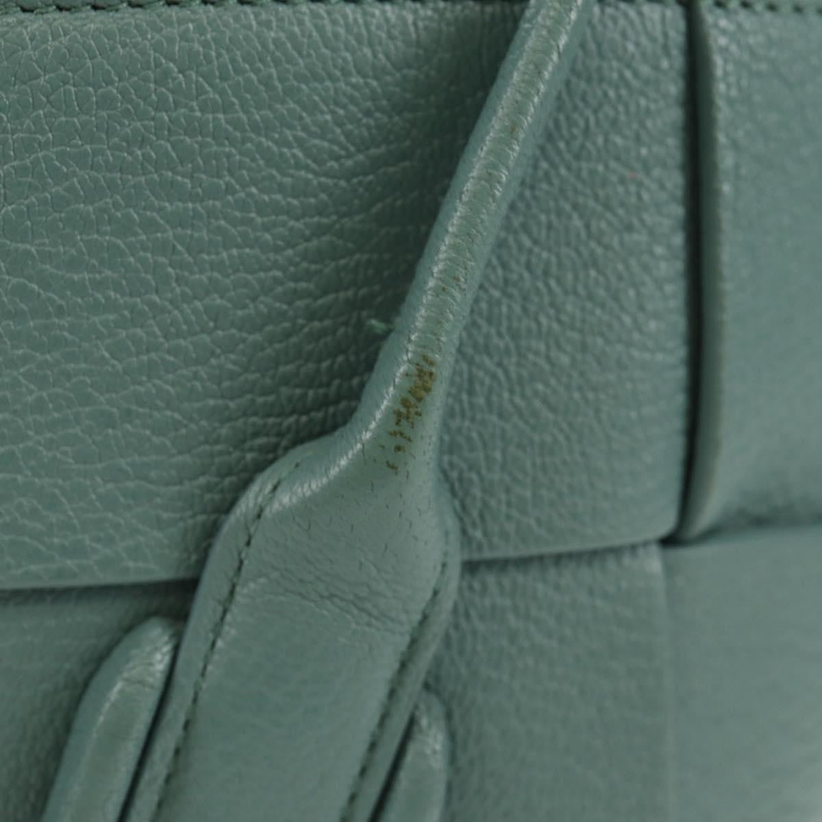 Bottega Veneta Arco Bag Maxi Intrecciato Leather Green Leather Handbag
