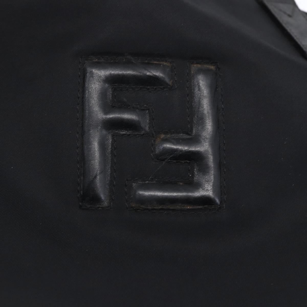 Fendi Vintage Ff Tote Nylon Black Nylon Tote Bag Bag