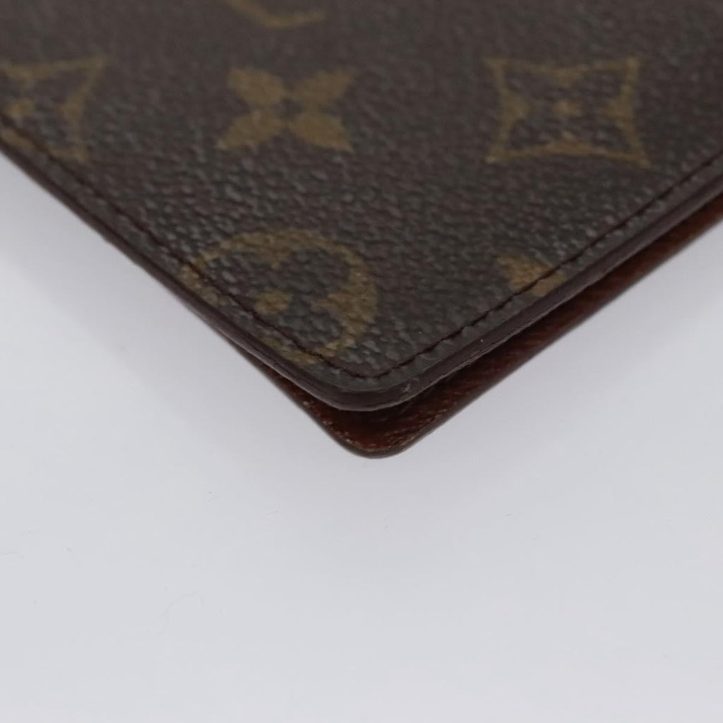 Louis Vuitton Vertical Id Card Holder Canvas Brown Canvas Card Holders Accessory