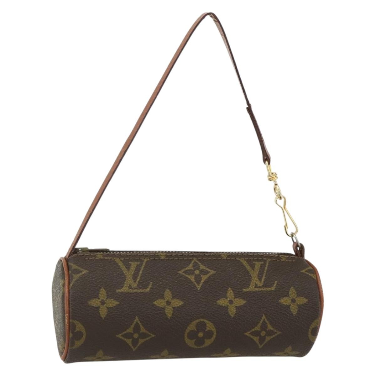 Louis Vuitton Papillon Pochette Monogram Canvas Brown Canvas Clutche & Pouche Bag