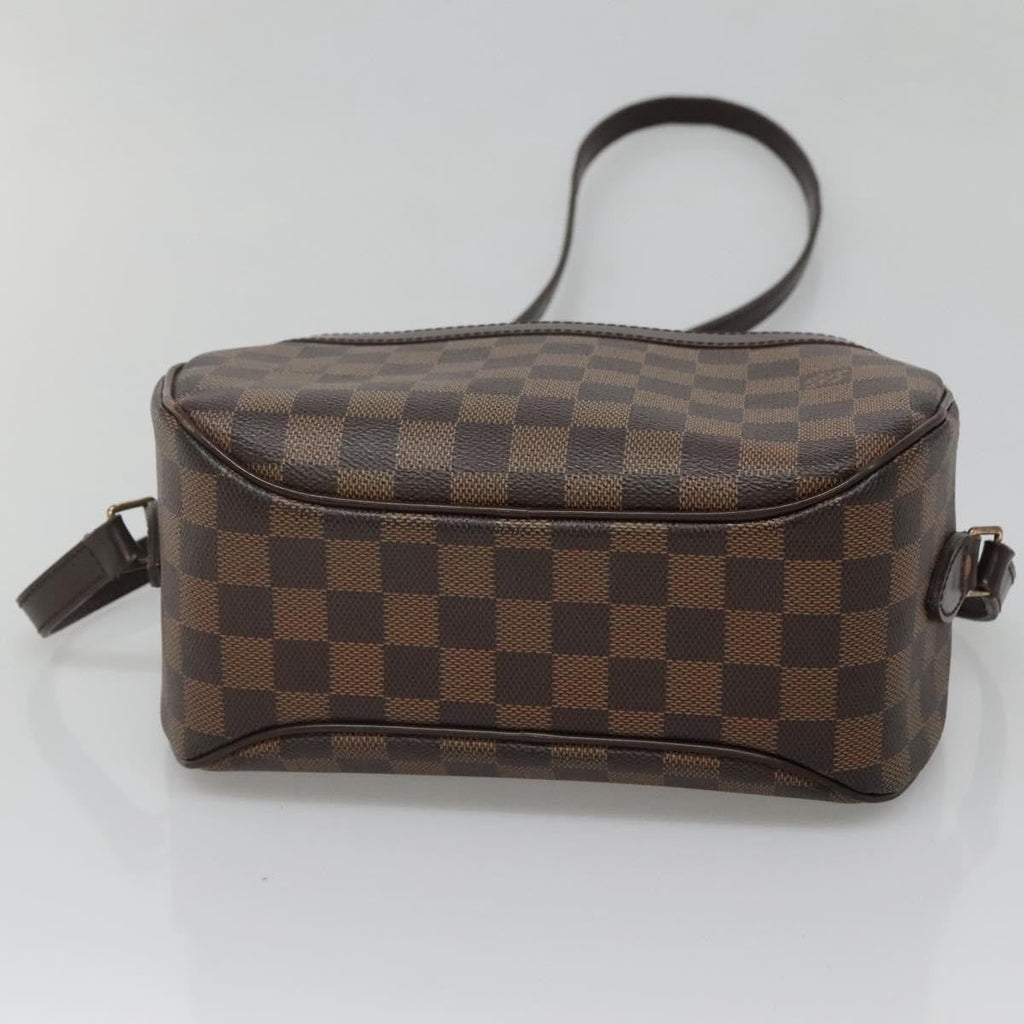Louis Vuitton Blois Handbag Monogram Canvas Brown Canvas Shoulder Bag