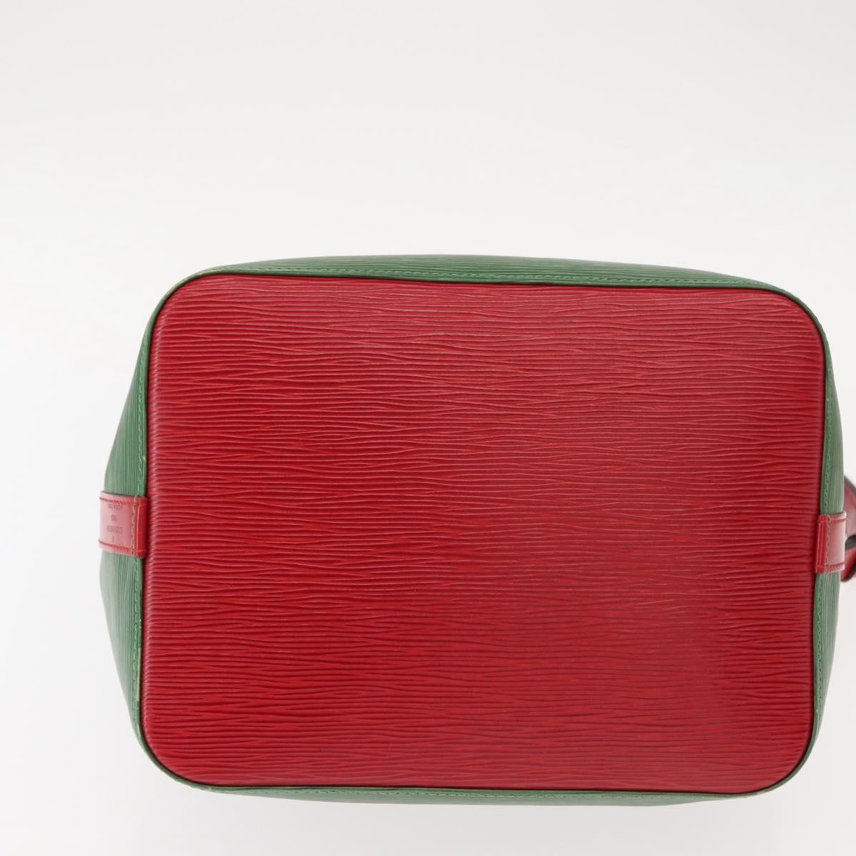 Louis Vuitton Bicolor Petit Noe Handbag Epi Leather Green Leather Shoulder Bag