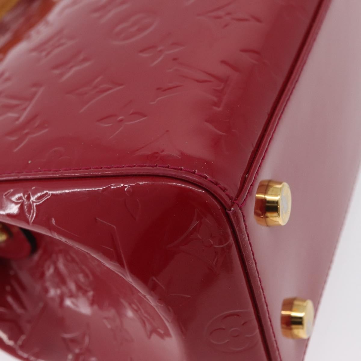 Louis Vuitton Blair Monogram Vernis Pink Patent_Leather Handbag