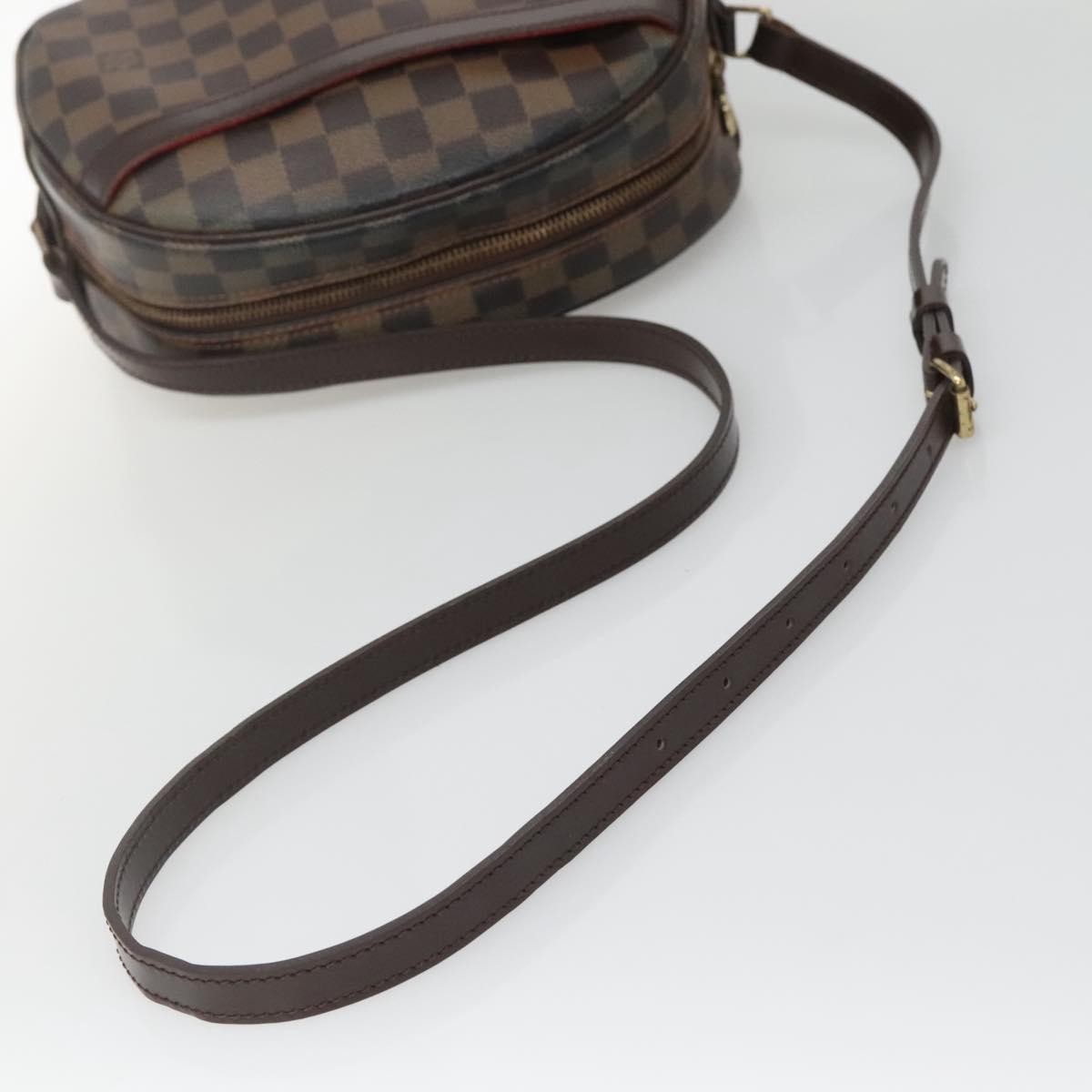 Louis Vuitton Blois Handbag Monogram Canvas Brown Canvas Shoulder Bag