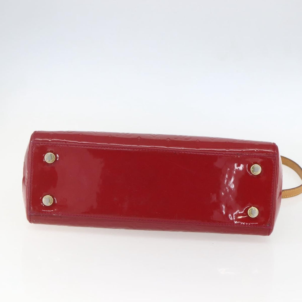Louis Vuitton Brea Handbag Monogram Vernis Red Patent_Leather Handbag