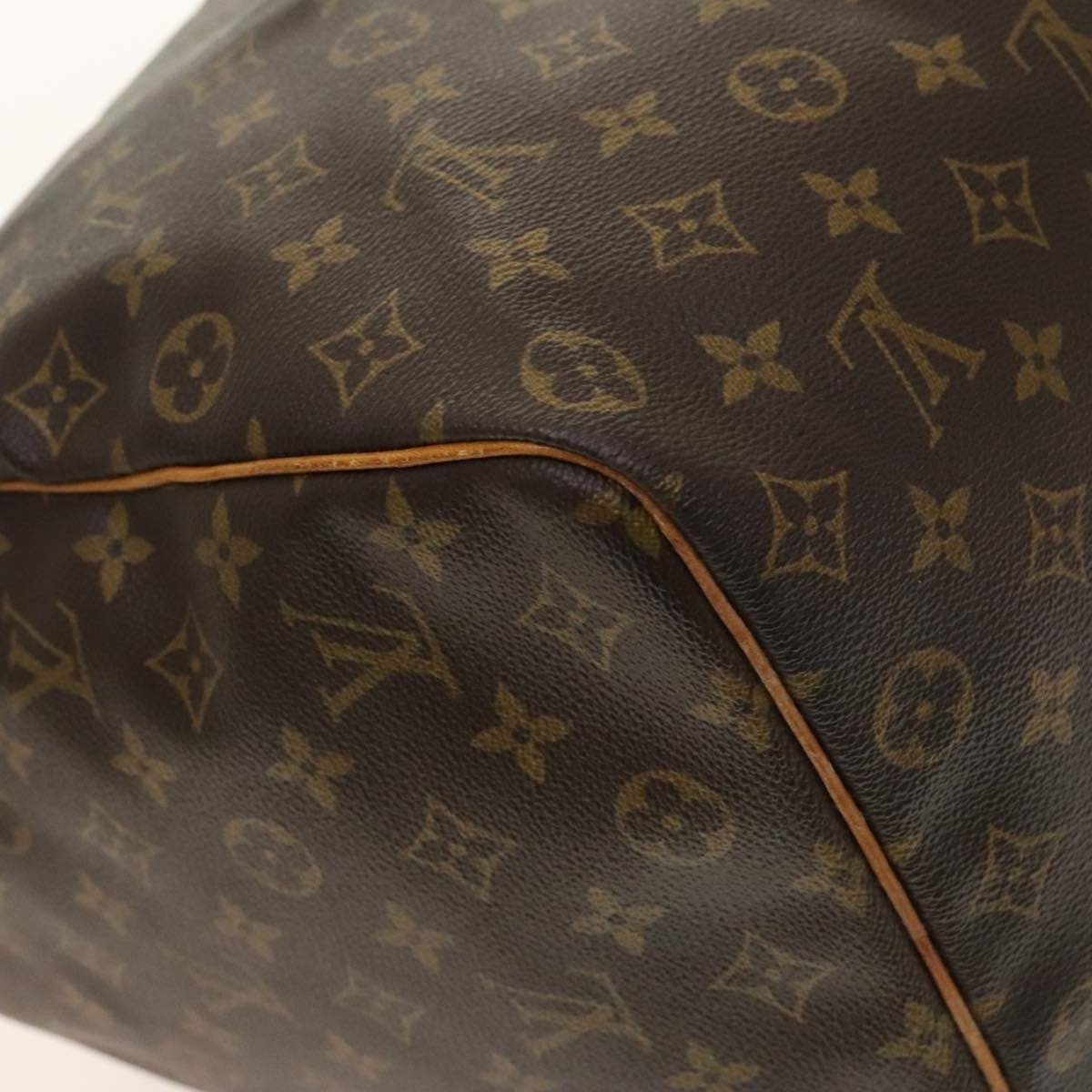 Louis Vuitton Keepall Bag Monogram Canvas Brown Canvas Travel Bag