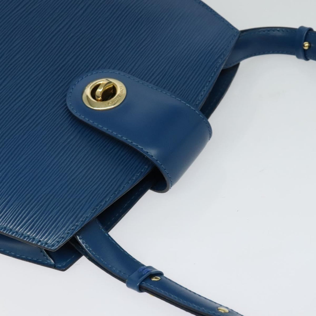 Louis Vuitton Cluny Shoulder Bag Epi Leather Blue Leather Shoulder Bag