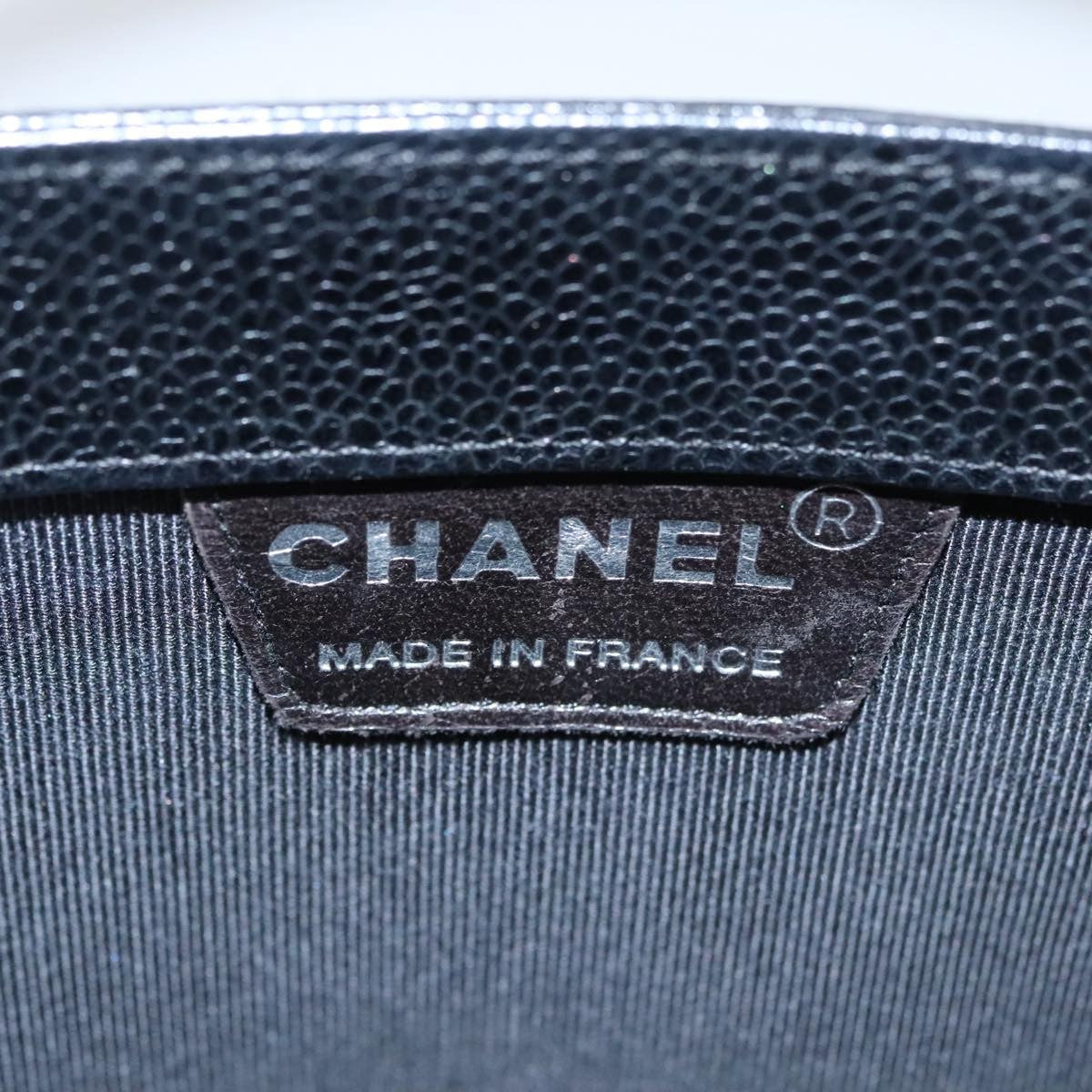 Chanel Vintage Tote Leather Black Leather Tote Bag Bag