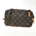 Louis Vuitton Pochette Marly Bandouliere Bag Monogram Canvas Brown Canvas Shoulder Bag