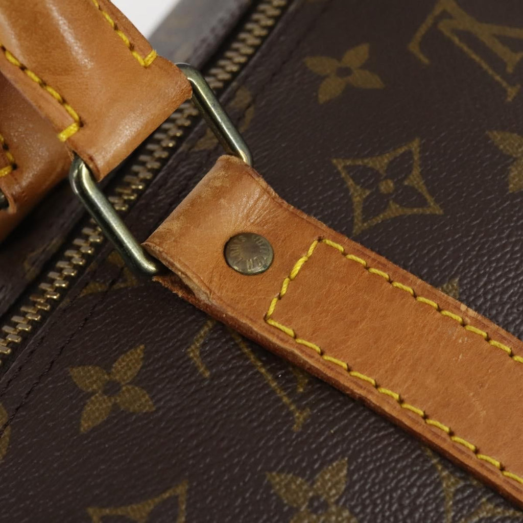 Louis Vuitton Keepall Bag Monogram Canvas Brown Canvas Travel Bag