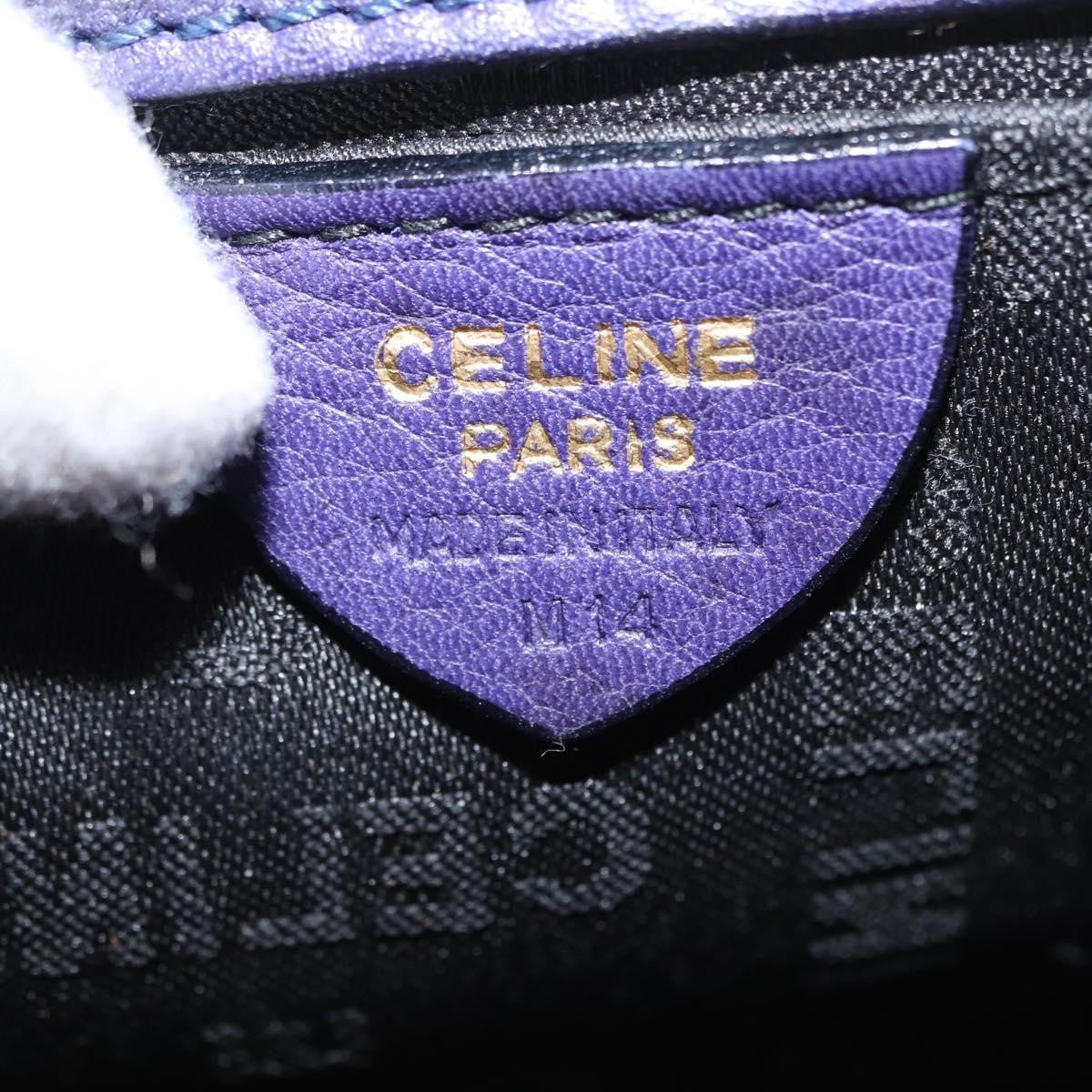 Celine Handbag Suede Purple Suede Handbag