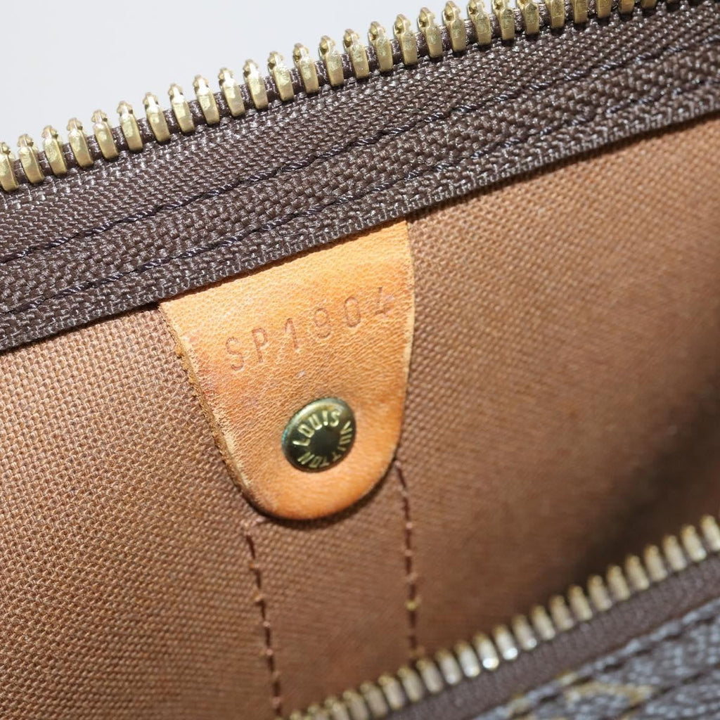 Louis Vuitton Keepall Bag Monogram Canvas Brown Canvas Travel Bag