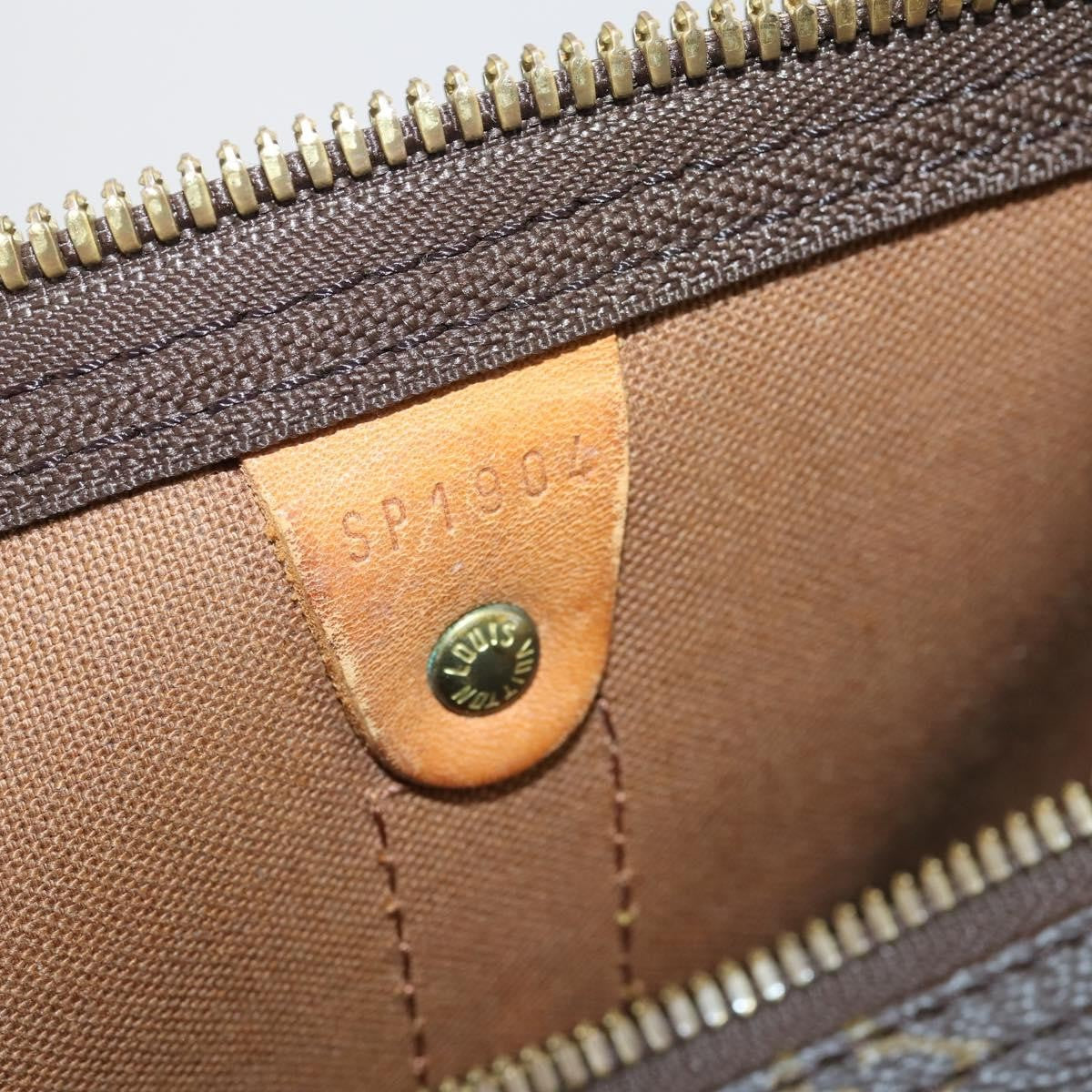 Louis Vuitton Keepall Bag Monogram Canvas Brown Canvas Travel Bag