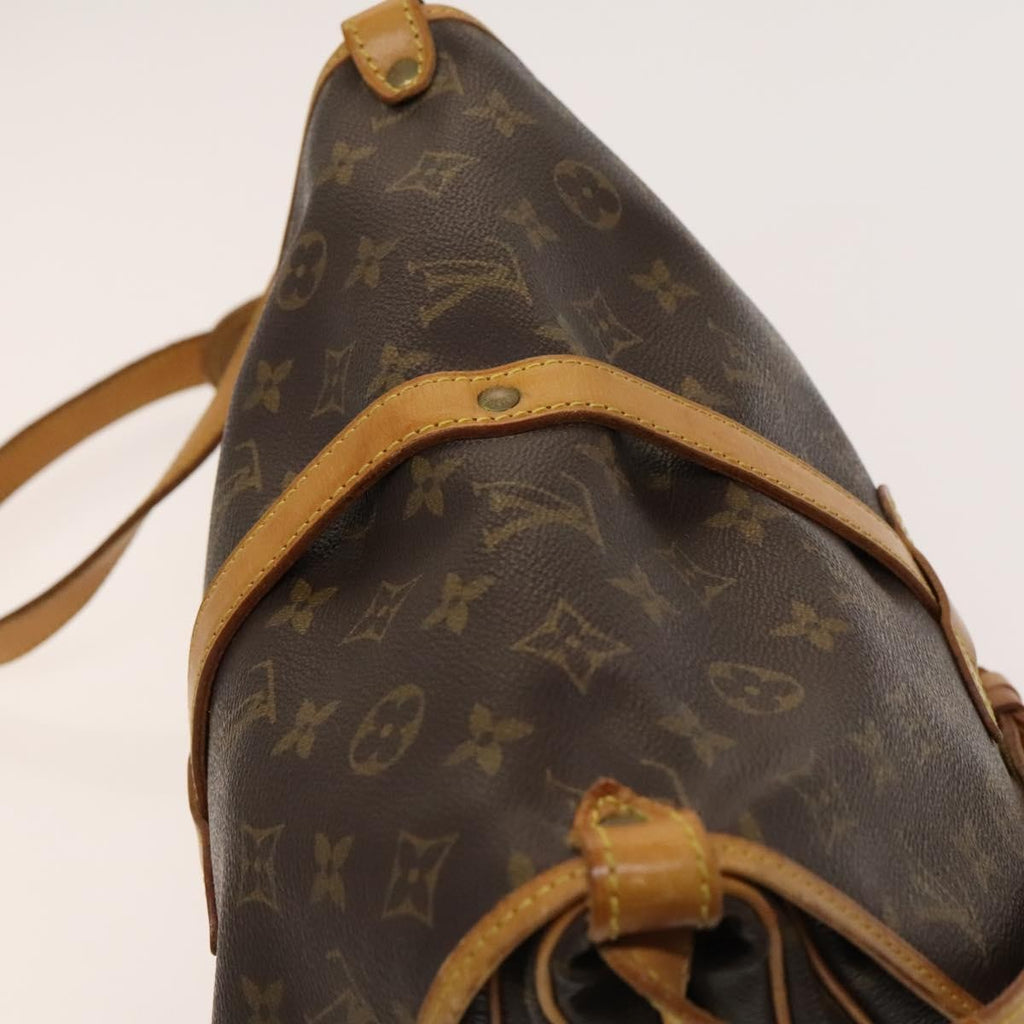Louis Vuitton Saumur Handbag Monogram Canvas Brown Canvas Shoulder Bag