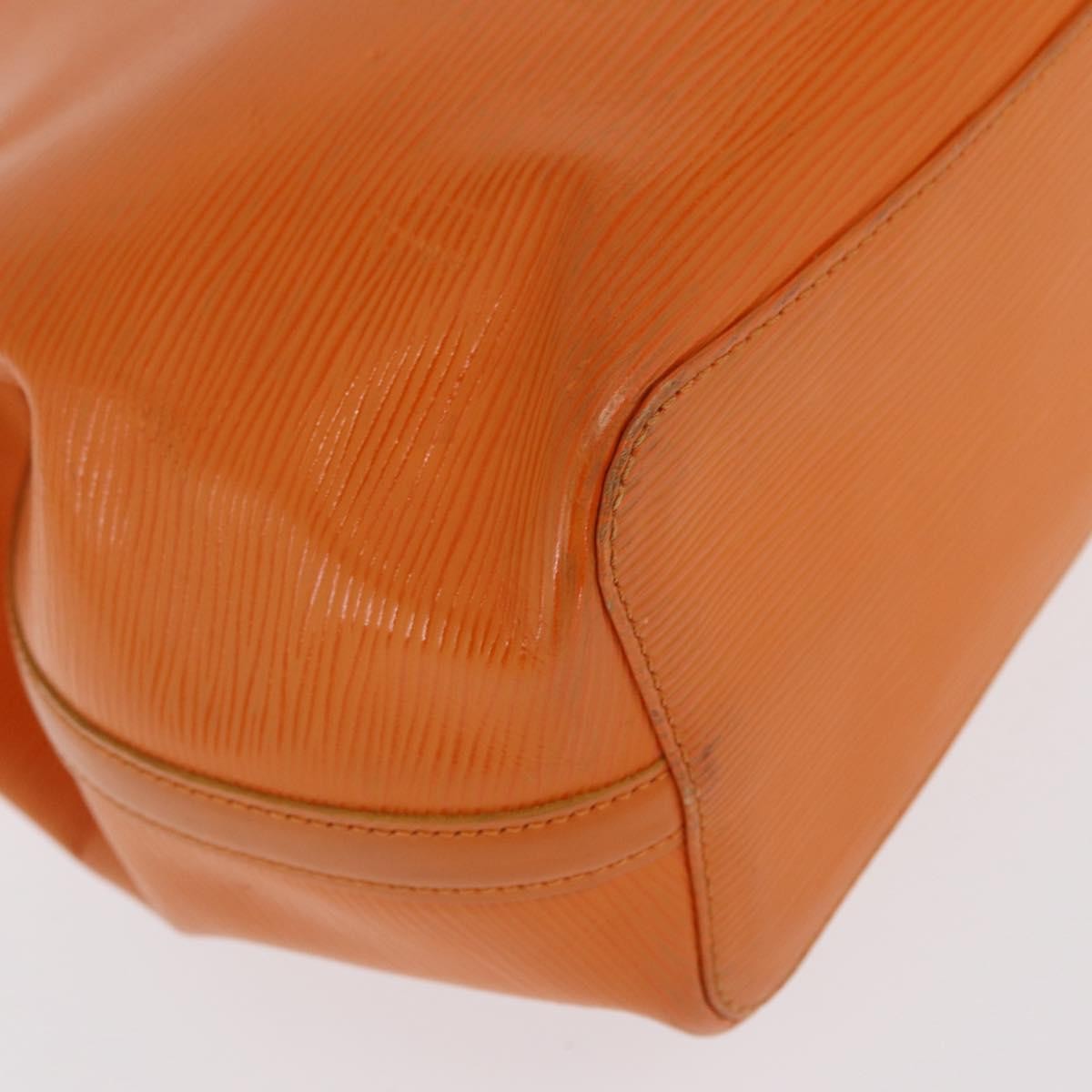 Louis Vuitton Mandara Handbag Epi Leather Orange Leather Shoulder Bag