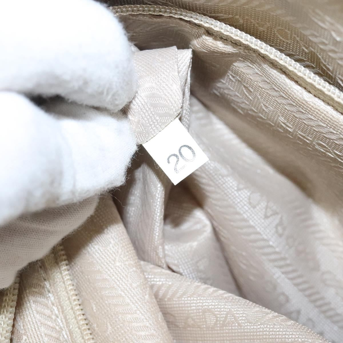 Prada Vintage Tote Tessuto White Nylon Tote Bag Bag