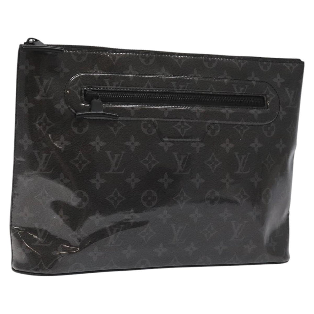 Louis Vuitton Pochette Cosmos Limited Edition Monogram Glaze Canvas Black Canvas Clutche & Pouche Bag