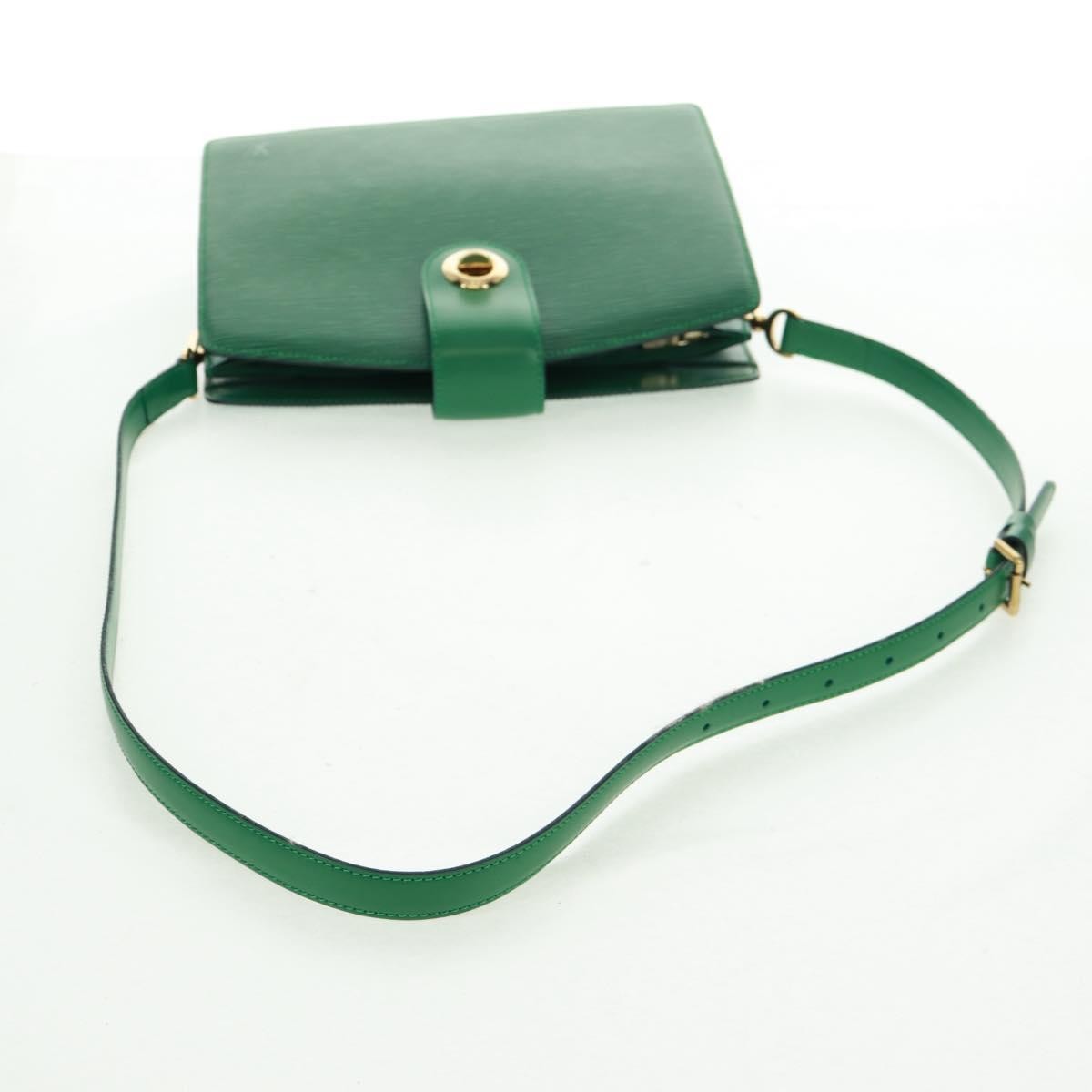 Louis Vuitton Capucines Shoulder Bag Epi Leather Green Leather Shoulder Bag