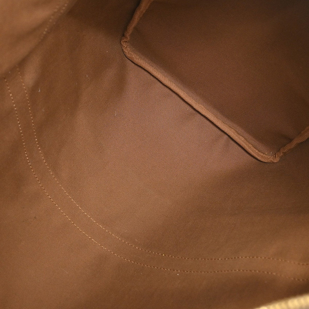 Louis Vuitton Keepall Bag Monogram Canvas Brown Canvas Travel Bag