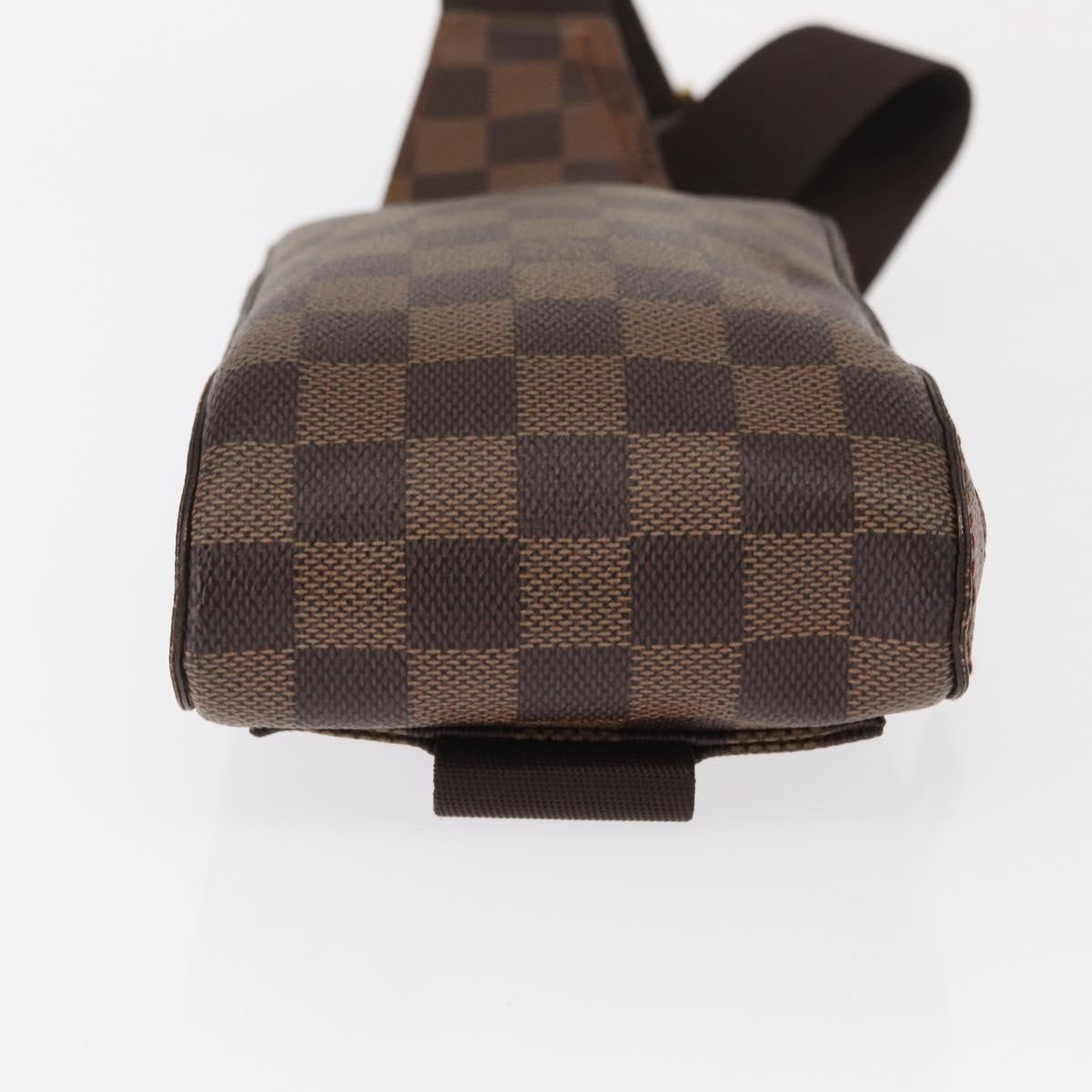 Louis Vuitton Geronimos Waist Bag Damier Brown Canvas Clutche & Pouche Bag