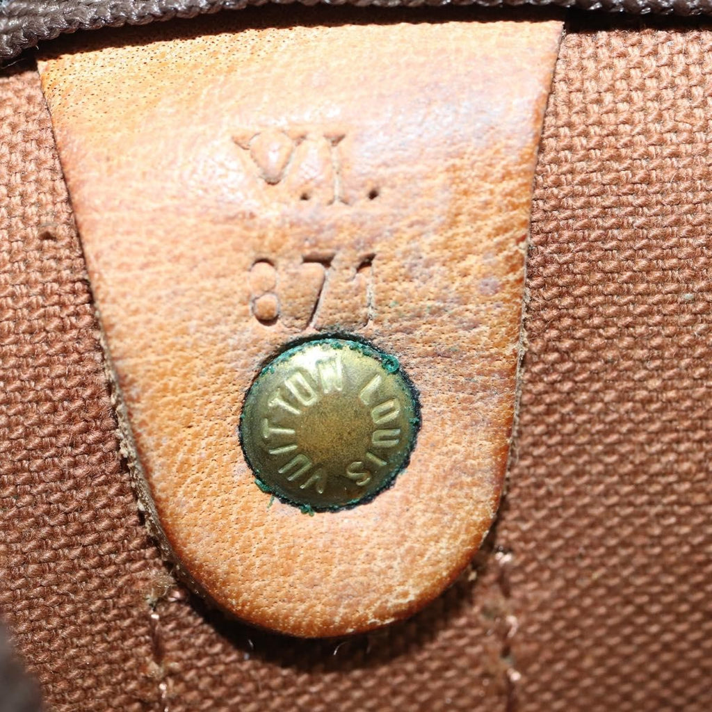 Louis Vuitton Keepall Bag Monogram Canvas Brown Canvas Travel Bag