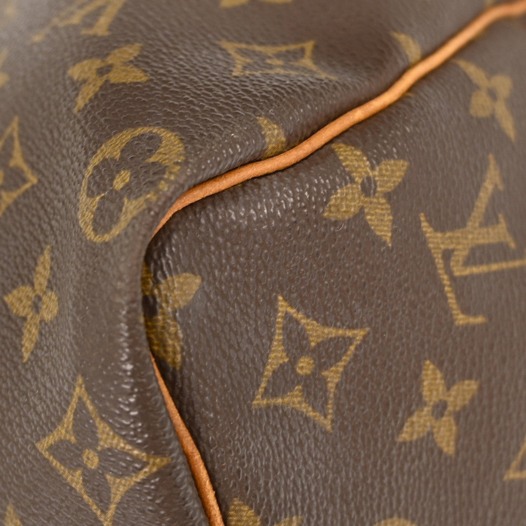Louis Vuitton Keepall Bag Monogram Canvas Brown Canvas Travel Bag