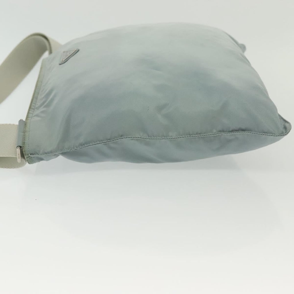Prada Flat Messenger Bag Tessuto Blue Nylon Shoulder Bag Bag