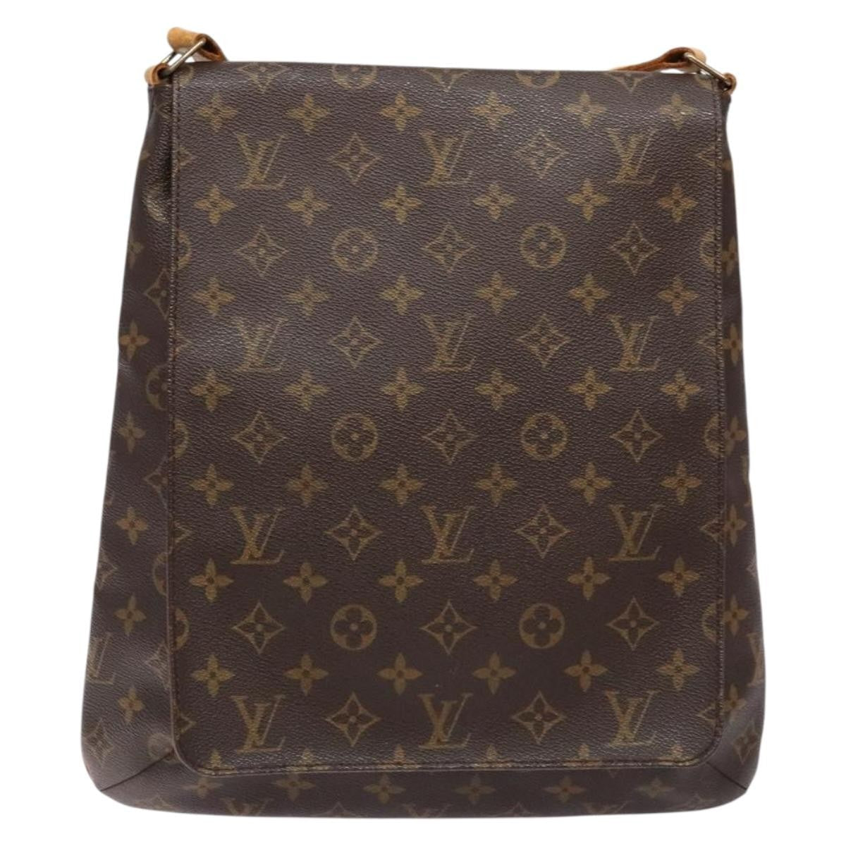 Louis Vuitton Musette Salsa Handbag Monogram Canvas Brown Canvas Bag