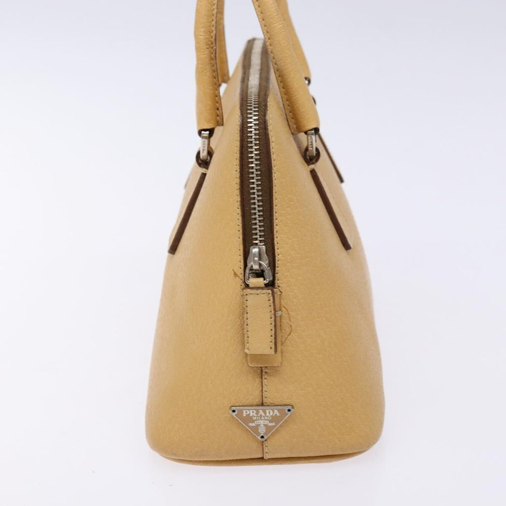 Prada Cuir Promenade Bag Saffiano Leather Beige Leather Handbag