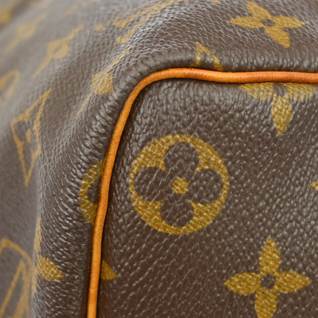 Louis Vuitton Keepall Bag Monogram Canvas Brown Canvas Travel Bag