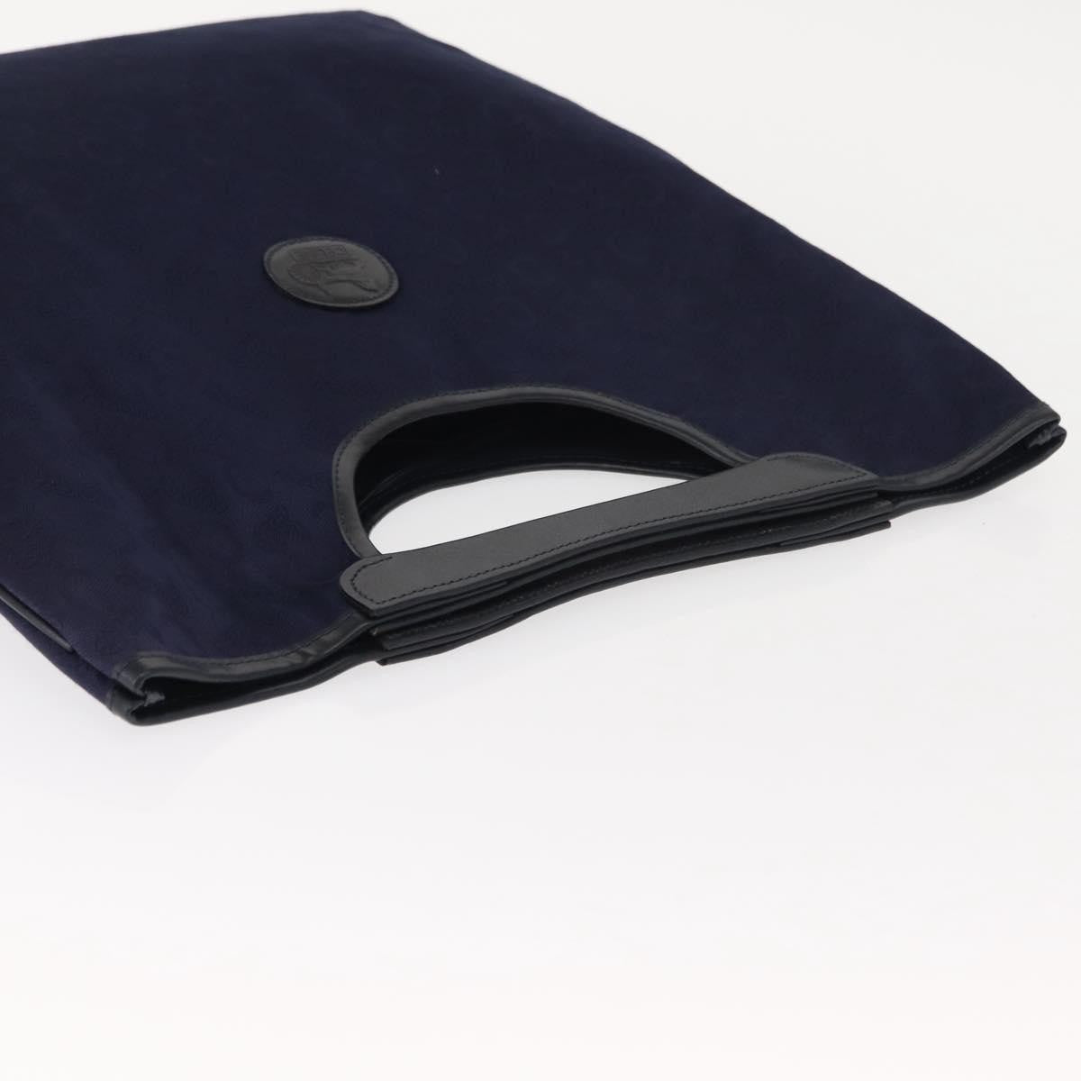 Celine C Sulky Handbag Suede Navy Suede Handbag