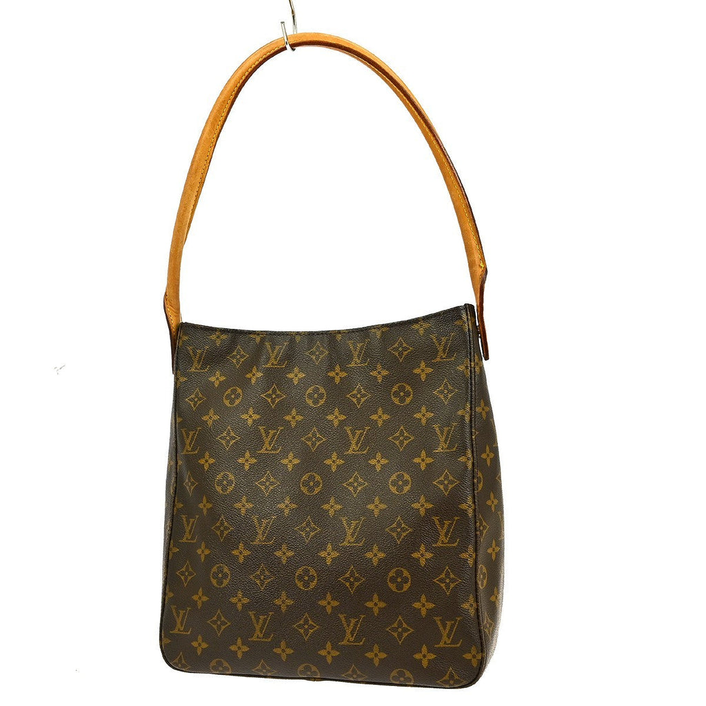 Louis Vuitton Monogram Looping Handbag Monogram Canvas Brown Canvas Shoulder Bag