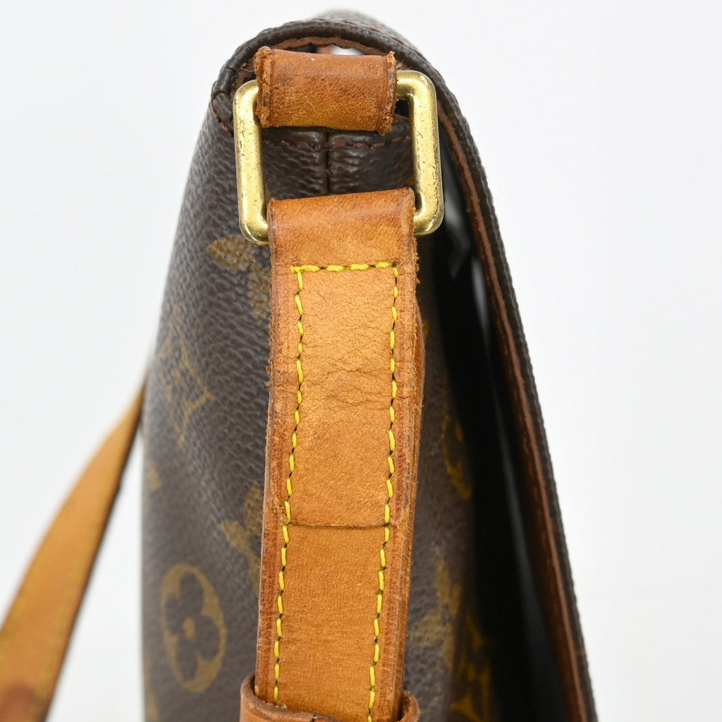 Louis Vuitton Musette Salsa Handbag Monogram Canvas Brown Canvas Shoulder Bag