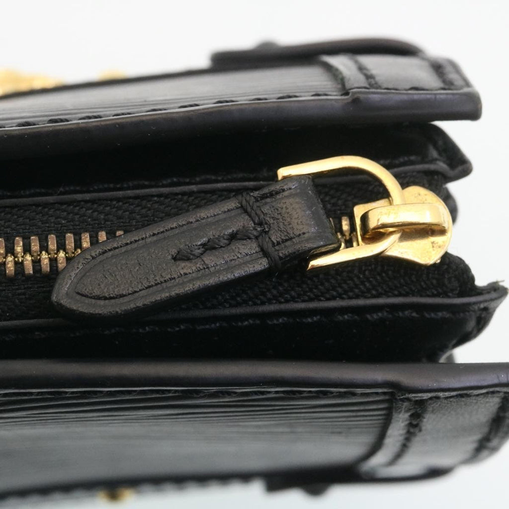 Louis Vuitton Trunk Clutch Epi Leather Black Leather Clutche & Pouche Bag