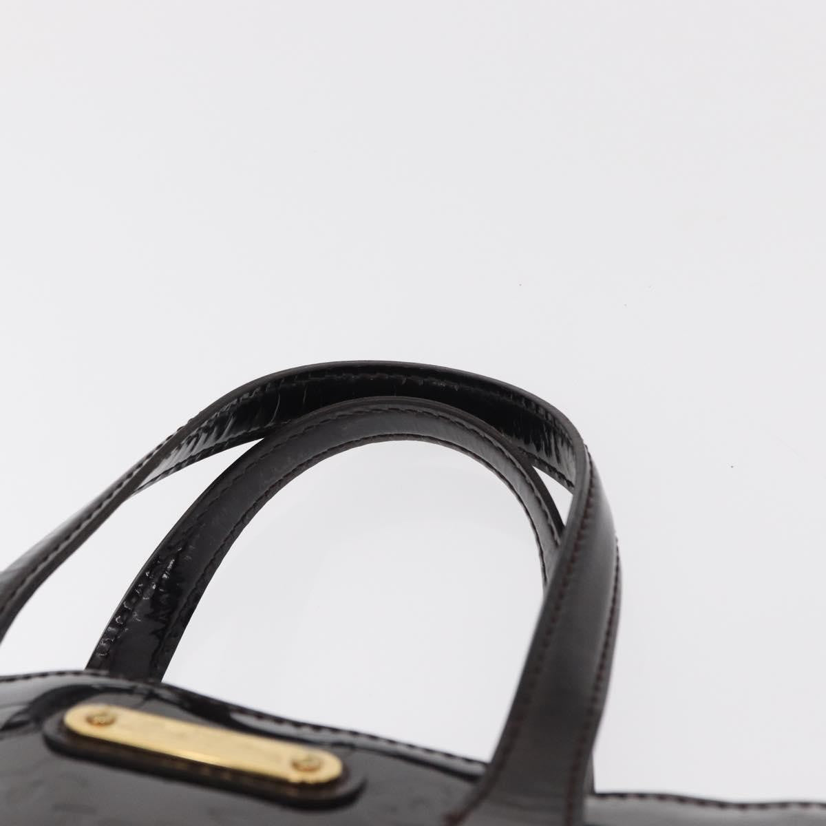 Louis Vuitton Wilshire Handbag Monogram Vernis Burgundy Patent_Leather Handbag