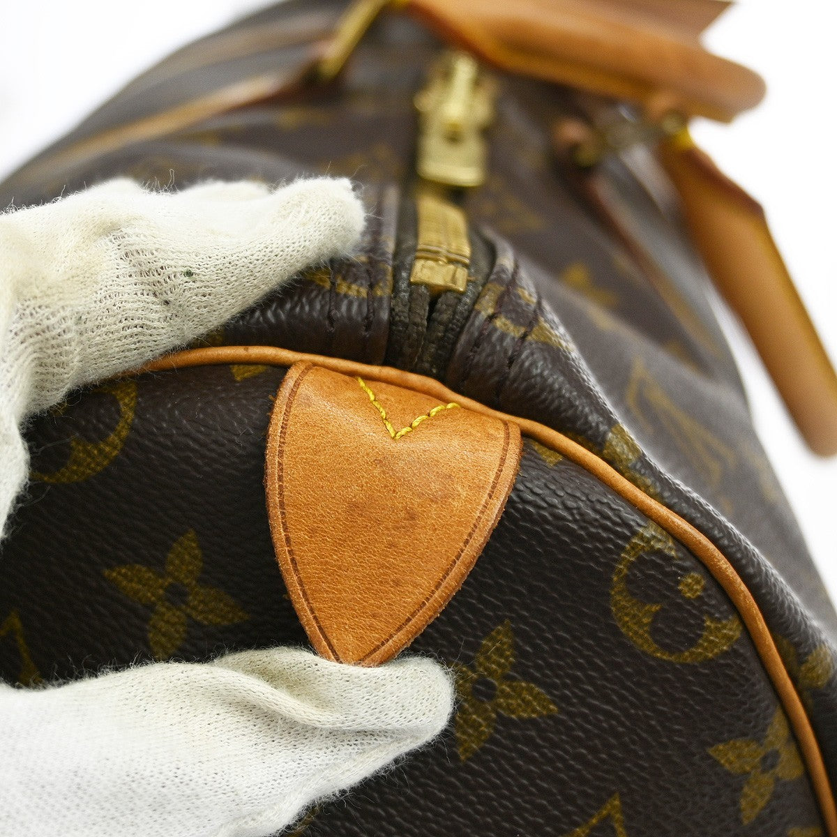 Louis Vuitton Keepall Bag Monogram Canvas Brown Canvas Travel Bag