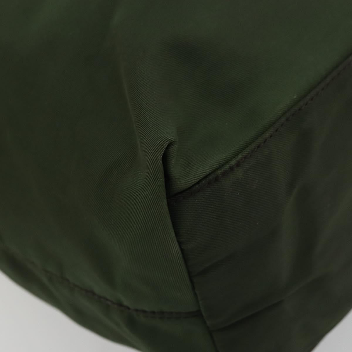 Prada Vintage Tote Tessuto Green Nylon Tote Bag Bag