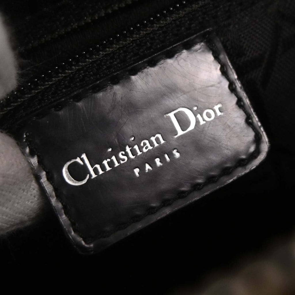 Christian Dior Vintage Lady Dior Bag Printed Canvas Multicolour Canvas Tote Bag Bag (Pre-Owned)