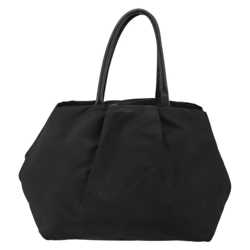 Prada Bow Tote Tessuto With Leather Black Nylon Tote Bag Bag