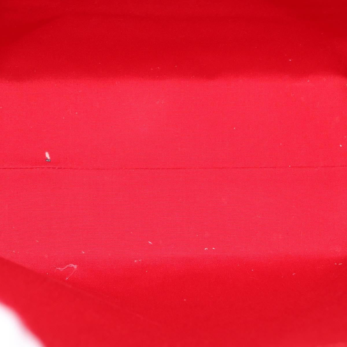 Louis Vuitton Reade Handbag Monogram Vernis Red Patent_Leather Handbag