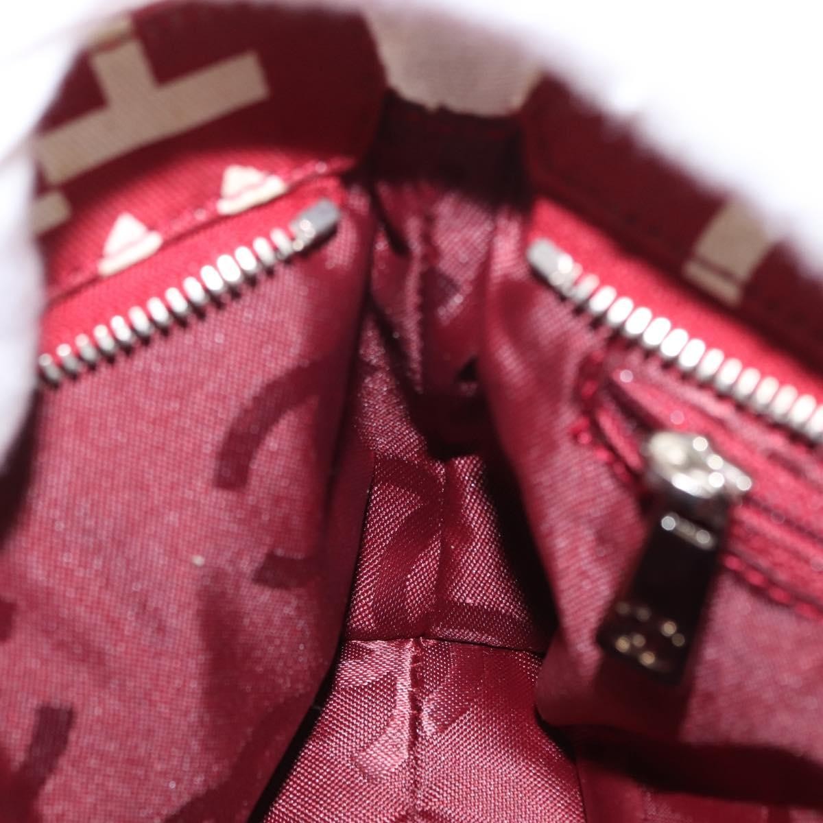 Chanel 31 Rue Cambon Clutch Canvas Red Canvas Clutche & Pouche Bag