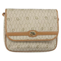 Christian Dior Vintage Honeycomb Shoulder Bag Canvas Beige Pvc,Canvas Shoulder Bag Bag (Pre-Owned)