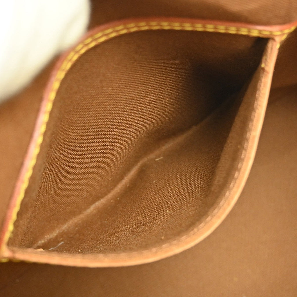 Louis Vuitton Alma Handbag Monogram Canvas Brown Canvas Handbag