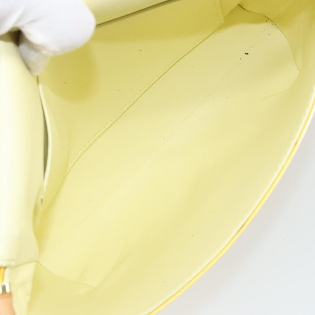 Louis Vuitton Thompson Street Handbag Monogram Vernis Yellow Patent_Leather Shoulder Bag