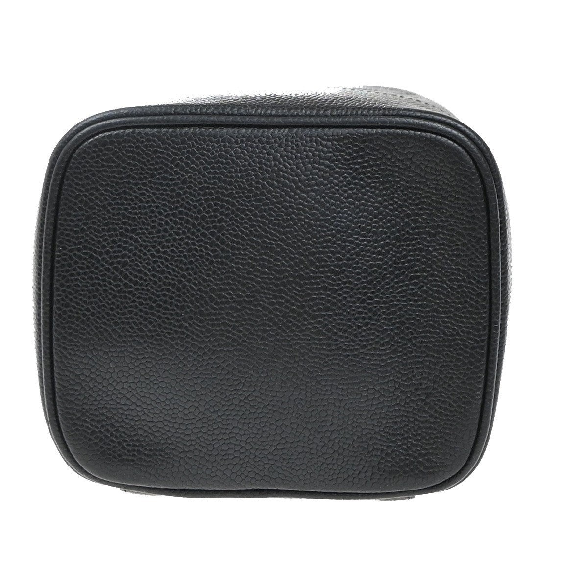 Chanel Vintage Timeless Cosmetic Case Caviar Black Leather Clutche & Pouche Bag